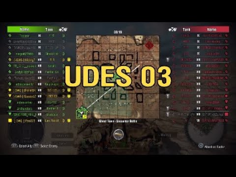 World of Tanks    /    UDES 03    /    Climbing A1 - Ghost Town    /    Encounter Battle