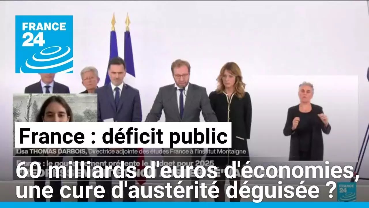 Budget 2025 : une cure d'austérité déguisée ? Barnier prévoit 60 milliards d'euros d'économies