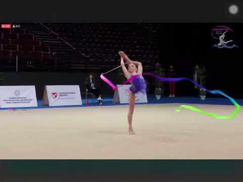 Stiliana Nikolova ribbon AA Aphrodite cup 2022