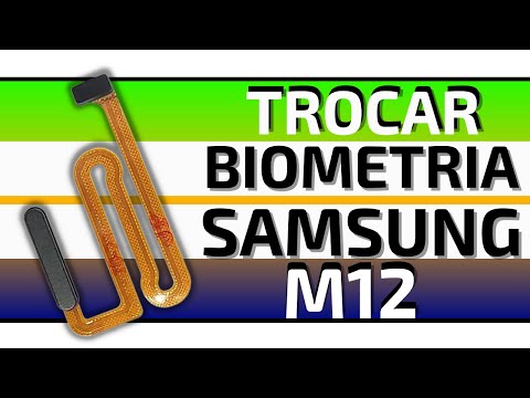 [ Samsung M12 M127 ] Como Trocar Biometria Impressao Digital How to Change Biometrics Fingerprint