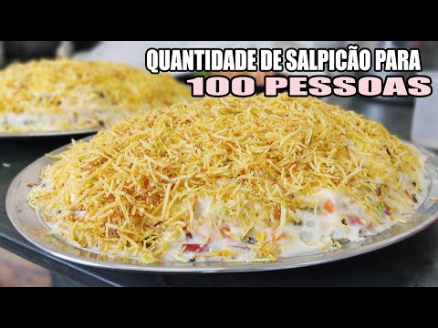 SALPICÃO PARA 100 PESSOAS - RECEITAS DA ROSA