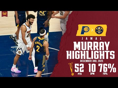 Jamal Murray 52-POINT GAME | Highlights vs. IND 📺