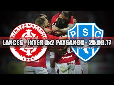 MELHORES MOMENTOS - INTERNACIONAL 3x2 PAYSANDU - 25.08.17