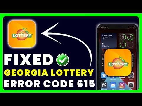 Ga Lottery App Error Code 615 How To Fix Ga Lottery App Error Code 615