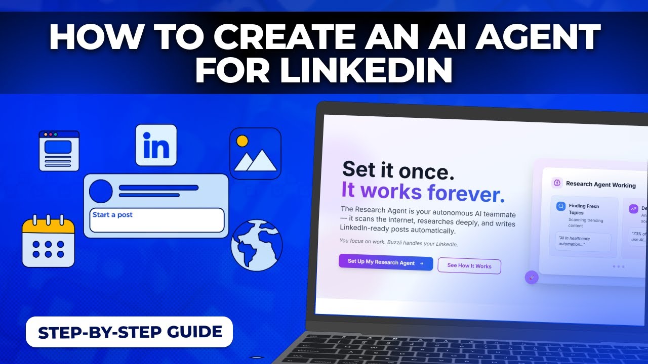 How to set up your first AI agent for LinkedIn on Buzzli | Step-by-Step Guide