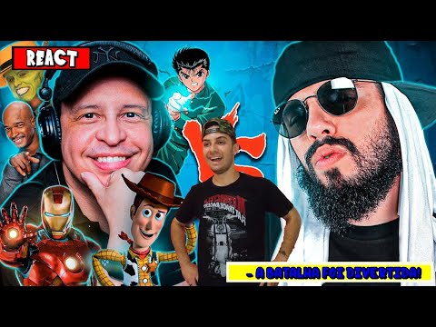 REACT - Marco Ribeiro (Dublador) Vs. Mussoumano - Batalha de Youtubers