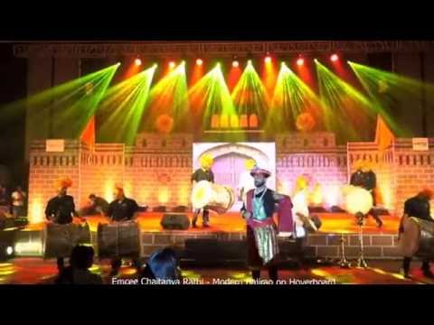 Emcee Chaitanya Rathi - Modern Bajirao entry for corporate show