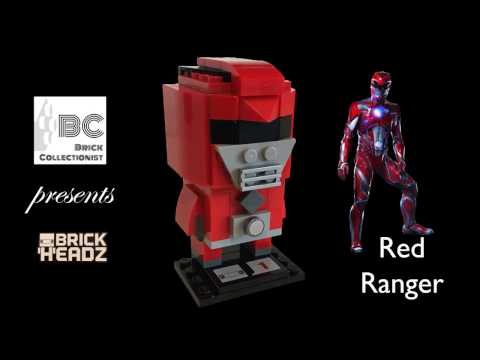 Red Ranger - LEGO - Assembling (Brick'H'eadz - Power Rangers)