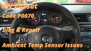 dtc p0070 interpretacji