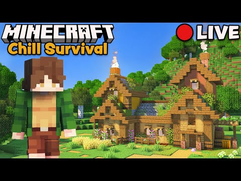 InfiniteDrift - Minecraft Chill Survival - First Stream In This World and New Update!