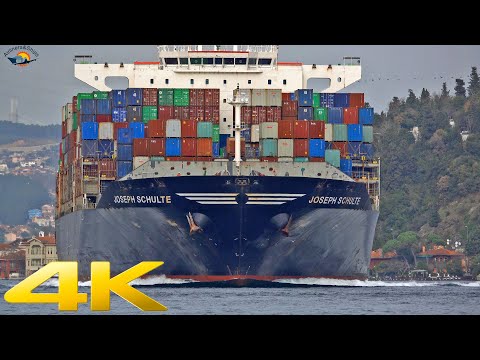4+ HOURS AMAZING RELAXING 4K SHIPSPOTTING AT ISTANBUL STRAIT BOSPHORUS WITH SHIP DETAILS