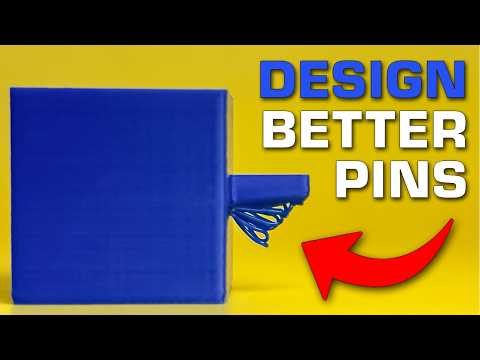 Horizontal Pins with Perfect Tolerance | Design for 3D Printing