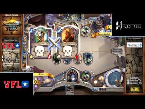 [Hearthstone]  VFL Weekly #13 Highlights  Semi Finals 1  Bixie vs. SomeVodka.