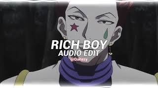 rich boy - payton moormeier [edit audio]