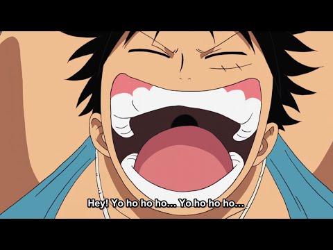 Luffy singing Bink’s Sake