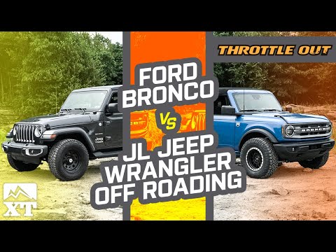 2021 Ford Bronco vs. Jeep Wrangler JL | Off Roading At Rausch Creek - Throttle Out