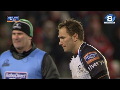 Dan Parks Penalty narrows the gap, Munster v Connacht 27th Dec 2013