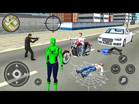 Spider Rope Hero Ninja Gangster Crime Vegas City #26 - Android Gameplay