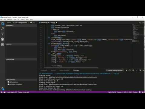 Building Tiny Block Chain With Python First Cryptocurrency Node Part4