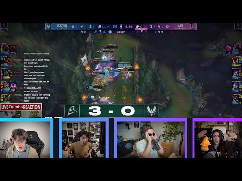 Streamers Reacts To Los Ratones vs Vitb BO5 Match
