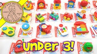 Kids Under 3 Fisher Price McDonald's 1996 Happy Meal Fast Food Toy Complete Set