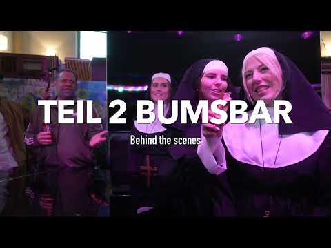 Ikke Hüftgold, Schürze & DJ Robin beim Videodreh von BUMSBAR - VLOG  Teil 2