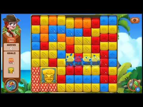 Lost Island Blast Adventure Level 369 - NO BOOSTERS 🏝️ | SKILLGAMING ✔️