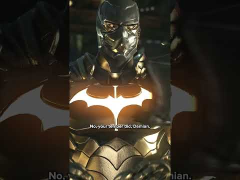 Batman Blames Damian For Nightwing's Death | Injustice 2 #shorts