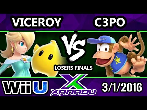 S@X 139 - Viceroy (Rosalina) Vs. TA | C3PO (Diddy) SSB4 Losers Finals - Smash Wii U - Smash 4