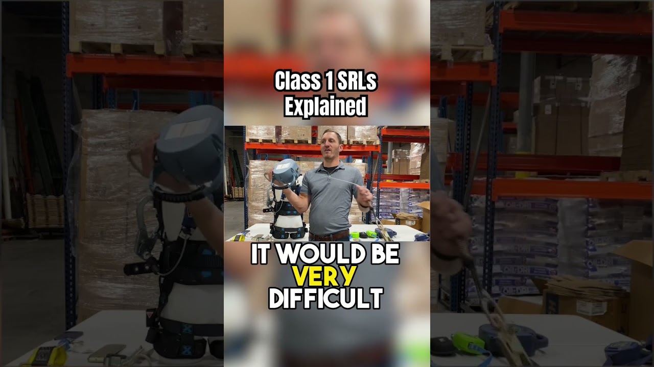 Learn the basics of Class 1 SRLs with Matt from @FallTech #fallprotection #workingatheights