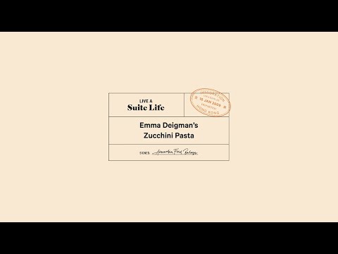 Emma Deigman’s Zucchini Pasta