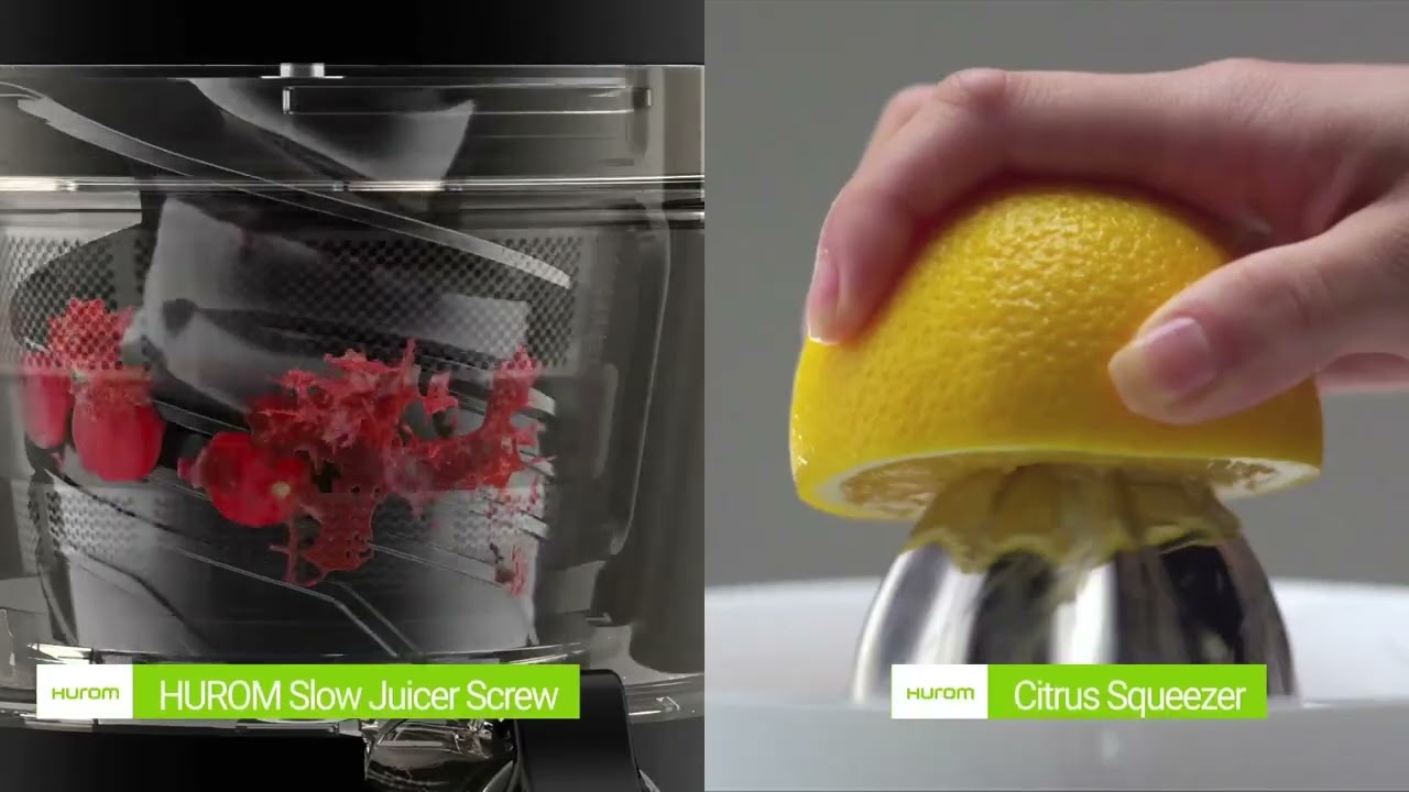 The Science Behind Hurom Slow Juicer | Slow Squeeze Technology