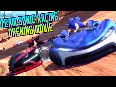 Team Sonic Racing Opening Movie CGI - Green Light Ride by Crush 40