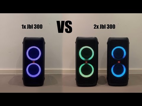 1x Jbl Partybox 300 VS 2x Jbl Partybox 300
