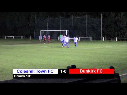 Coleshill Town v Dunkirk FC Highlights from Pack Meadow - 25/02/14