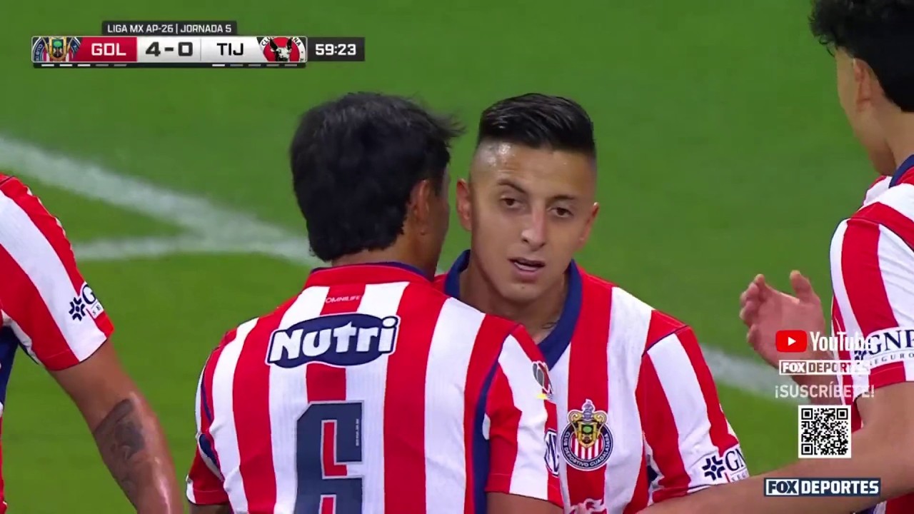 🫨🔥 GOL DE ROBERTO ALVARADO | CD Guadalajara 4-0 Club Tijuana | Jornada 4 | Liga MX
