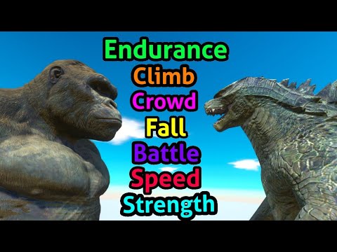 Battle ability Godzilla vs kong Animal Revolt Battle Simulator