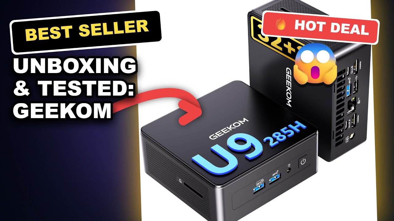 Unboxing & Tested: GEEKOM IT15 Review for 8K Video Editing & AI Tasks