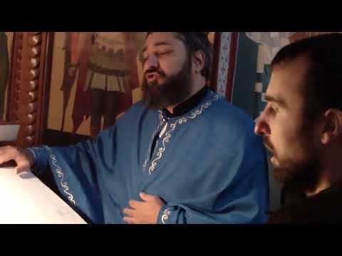 Други антифон / Јединородни Сине (пева о. Аца Јовановић и певница жарковачке цркве)