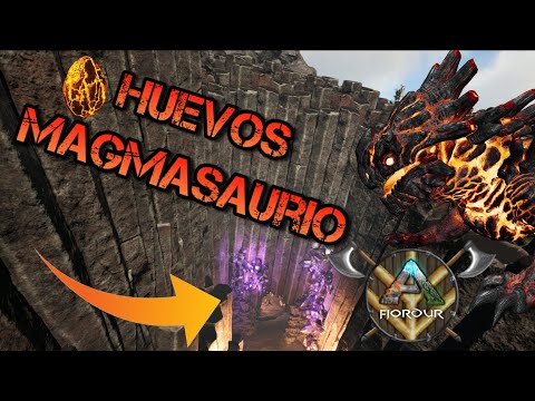 HUEVOS de MAGMASAURIO en FJORDUR 🐣 Ark pronene4