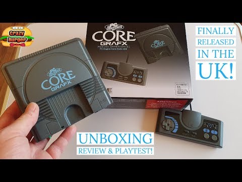 PC Engine Core Grafx/TurboGrafx16 mini Unboxing Review & Playtest!