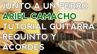 Junto a Un Perro - Ariel Camacho - Tutorial - Requinto - Acordes - Como tocar en Guitarra