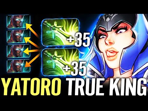 🔥 YATORO GOD 100% True CARRY KING — Luna 2x Buttefly Cancer Build Counter Terrorblade Dota 2 Pro