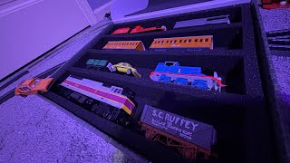 An HO train running Video (again)