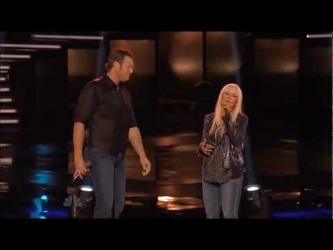 Christina Aguilera ft Blake Shelton - Just A Fool Live On The Voice