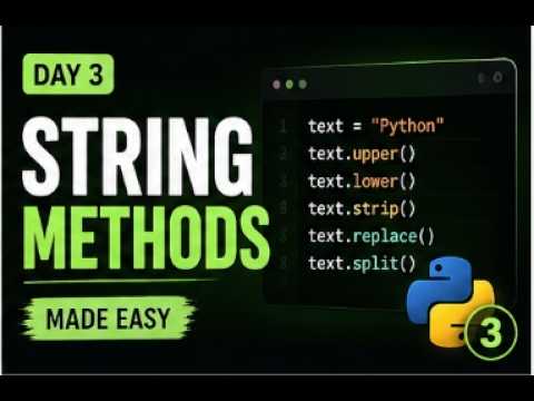 Python String Methods Explained For Qa Automation Beginners
