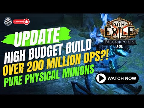 Path of Exile | High Budget Pure Physical Minions | Over 200 million dps