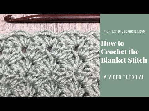 Blanket Stitch - How to Crochet
