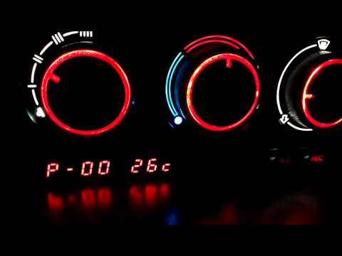 Audi 80 электронное управление печкой Test 3