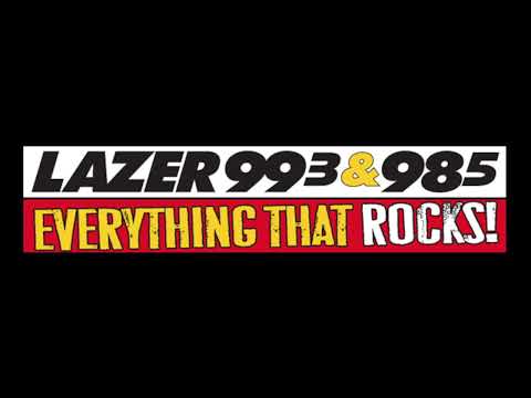 99.3 WLZX-FM Northampton / 98.5 W253CD East Longmeadow, MA Legal/TOTH ID "Lazer 99.3 and 98.5"